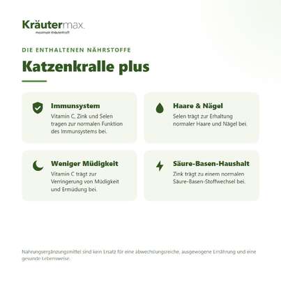 Katzenkralle Kapseln 60 Stück, A-Nr.: 5679054 - 02