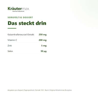 Katzenkralle Kapseln 60 Stück, A-Nr.: 5679054 - 03