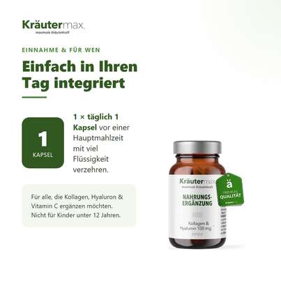 Kollagen Hyaluron Kapseln 60 Stück, A-Nr.: 5746371 - 04