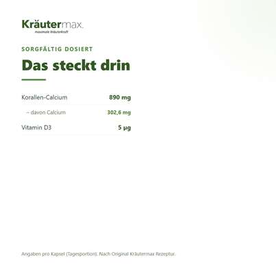 Korallen Calcium mit Vitamin D3 50 Stück, A-Nr.: 4318265 - 03