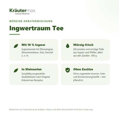 Ingwertraum Tee 100 g, A-Nr.: 6017504 - 02