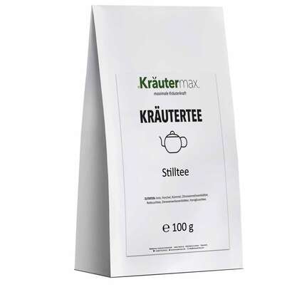 Sie sehen eine Packung Stilltee 100 g, Produktbild: 01 Stilltee 100 g, A-Nr.: 6017674 - 01