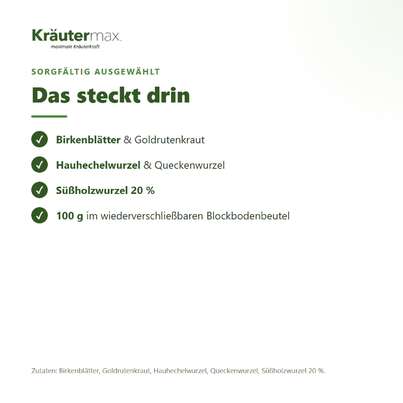 Sie sehen eine Packung Wasser Marsch Tee 100 g, Produktbild: 03 Wasser Marsch Tee 100 g, A-Nr.: 6032136 - 03