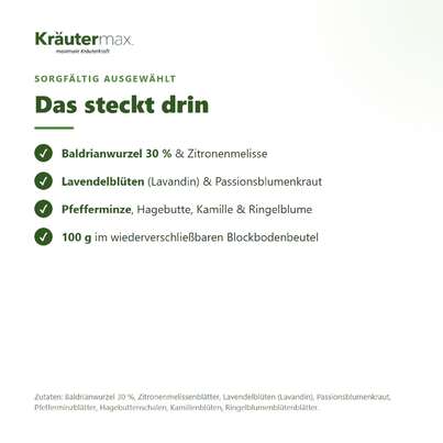 Sie sehen eine Packung Schöne Träume Tee 100 g, Produktbild: 03 Schöne Träume Tee 100 g, A-Nr.: 6032099 - 03