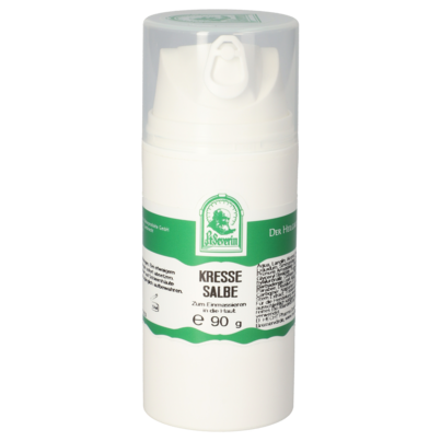 Sie sehen eine Packung KRESSE SALBE 90 G, Produktbild: 01 KRESSE SALBE 90 G, A-Nr.: 5758687 - 01