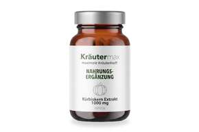 Kürbiskern Extrakt 1000 mg Kapseln 60 Stück, A-Nr.: 5942095 - 01