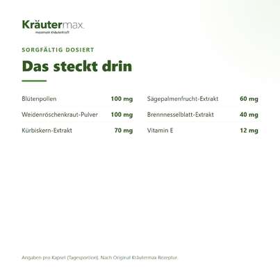 Kürbiskern plus Kapseln 60 Stück, A-Nr.: 3466609 - 03