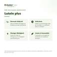 Sie sehen eine Packung Lutein plus Kapseln 60 Stück, Produktbild: 02 Lutein plus Kapseln 60 Stück, A-Nr.: 4318006 - 02
