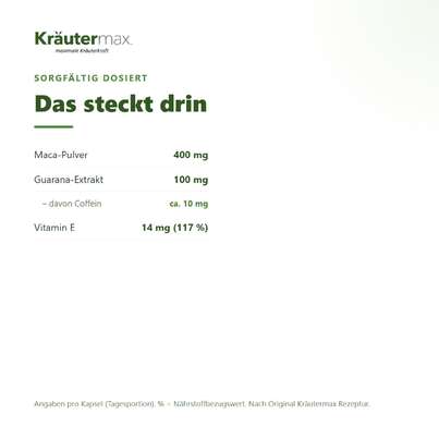 Maca Kapseln 60 Stück, A-Nr.: 5679114 - 03