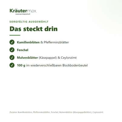 Sie sehen eine Packung MADA Freund Tee 100 g, Produktbild: 03 MADA Freund Tee 100 g, A-Nr.: 4609034 - 03