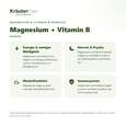 Sie sehen eine Packung Magnesium mit Vitamin B Komplex Kapseln 60 Stück, Produktbild: 02 Magnesium mit Vitamin B Komplex Kapseln 60 Stück, A-Nr.: 5746419 - 02