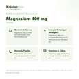 Sie sehen eine Packung Magnesium 400 mg Kapseln 50 Stück, Produktbild: 02 Magnesium 400 mg Kapseln 50 Stück, A-Nr.: 4347516 - 02