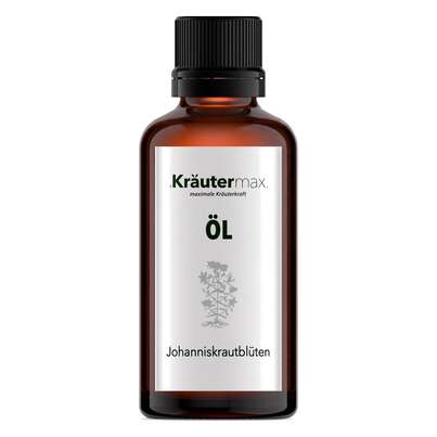 Sie sehen eine Packung Johanniskrautöl 100 ml, Produktbild: 01 Johanniskrautöl 100 ml, A-Nr.: 3306159 - 01