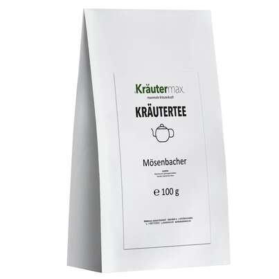 Sie sehen eine Packung Kräutertee Mischung Mösenbacher 100 g, Produktbild: 01 Kräutertee Mischung Mösenbacher 100 g, A-Nr.: 4609057 - 01