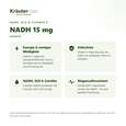 Sie sehen eine Packung NADH 15 mg Kapseln 60 Stück, Produktbild: 02 NADH 15 mg Kapseln 60 Stück, A-Nr.: 5942126 - 02