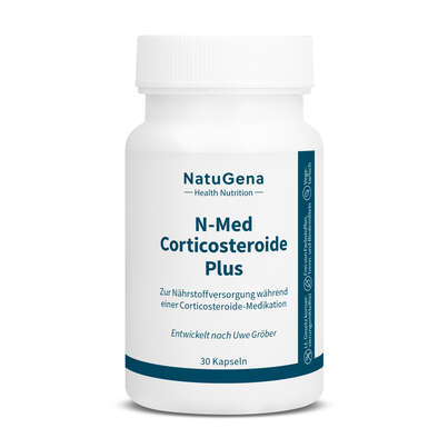 Sie sehen eine Packung NatuGena N-Med Corticosteroide Plus, Produktbild: 01 NatuGena N-Med Corticosteroide Plus, A-Nr.: 5566829 - 01