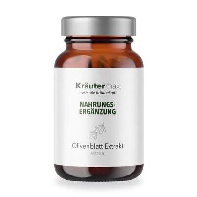 Sie sehen eine Packung Olivenblatt Extrakt Kapseln 60 Stück, Produktbild: 01 Olivenblatt Extrakt Kapseln 60 Stück, A-Nr.: 5858874 - 01