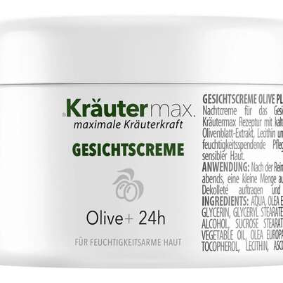 Sie sehen eine Packung Olive Gesichtscreme 100 ml, Produktbild: 01 Olive Gesichtscreme 100 ml, A-Nr.: 5942209 - 01
