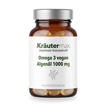 Omega 3 vegan Algenöl Kapseln 60 Stück, A-Nr.: 5414226 - 01