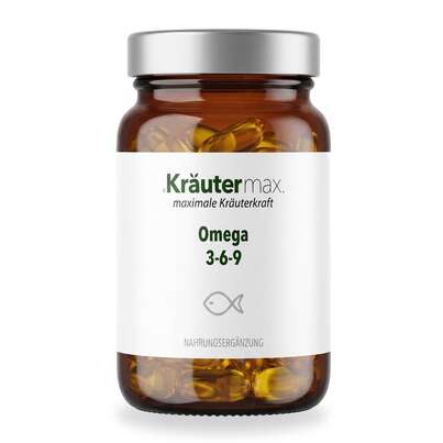 Sie sehen eine Packung Omega 3 6 9 Kapseln 90 Stück, Produktbild: 01 Omega 3 6 9 Kapseln 90 Stück, A-Nr.: 5879296 - 01