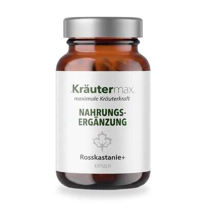 Sie sehen eine Packung Rosskastanien plus Kapseln 50 Stück, Produktbild: 01 Rosskastanien plus Kapseln 50 Stück, A-Nr.: 5208403 - 01