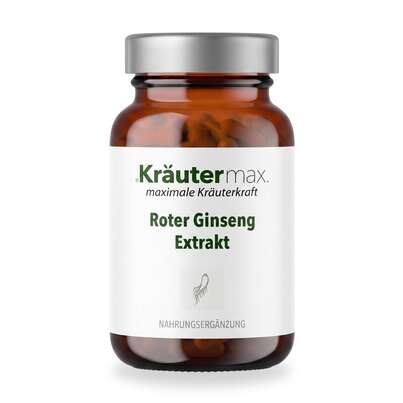 Sie sehen eine Packung Roter Ginseng Kapseln 60 Stück, Produktbild: 01 Roter Ginseng Kapseln 60 Stück, A-Nr.: 5804358 - 01
