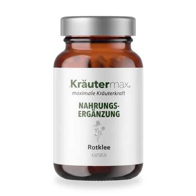 Sie sehen eine Packung Rotklee Kapseln 60 Stück, Produktbild: 01 Rotklee Kapseln 60 Stück, A-Nr.: 4731717 - 01