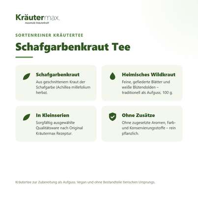 Schafgarbenkraut Tee 100 g, A-Nr.: 5858963 - 02