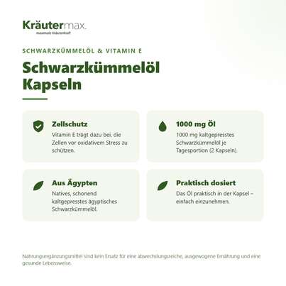 Schwarzkümmelöl Kapseln 90 Stück, A-Nr.: 4318443 - 02