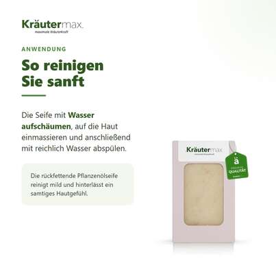 Sie sehen eine Packung Kamille Seife 100 g, Produktbild: 04 Kamille Seife 100 g, A-Nr.: 4760245 - 04