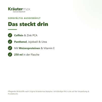 Haarshampoo Coffein+ 250 ml, A-Nr.: 5921590 - 03