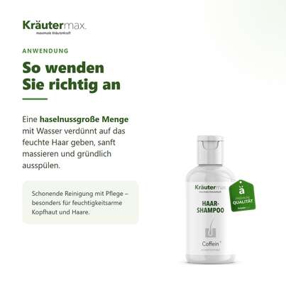 Haarshampoo Coffein+ 250 ml, A-Nr.: 5921590 - 04