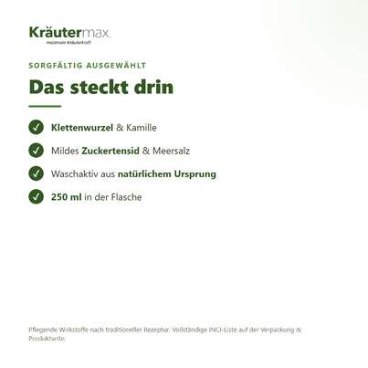 Sie sehen eine Packung Klettenwurzel Shampoo 250 ml, Produktbild: 03 Klettenwurzel Shampoo 250 ml, A-Nr.: 5858816 - 03