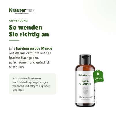 Sie sehen eine Packung Klettenwurzel Shampoo 250 ml, Produktbild: 04 Klettenwurzel Shampoo 250 ml, A-Nr.: 5858816 - 04