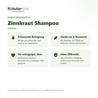 Sie sehen eine Packung Zinnkraut Shampoo 250 ml, Produktbild: 02 Zinnkraut Shampoo 250 ml, A-Nr.: 4609318 - 02