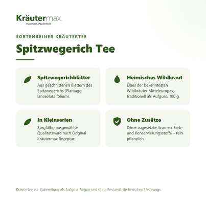 Spitzwegerich Tee 100 g, A-Nr.: 6017668 - 02