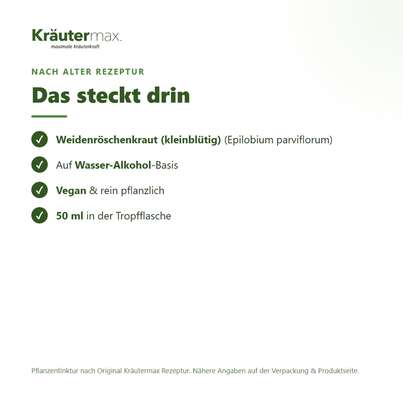 Sie sehen eine Packung Weidenröschen Kleinblütiges Tropfen 50 ml, Produktbild: 03 Weidenröschen Kleinblütiges Tropfen 50 ml, A-Nr.: 5673229 - 03