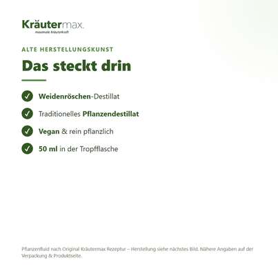Sie sehen eine Packung Weidenröschen Tropfen Fluid 50 ml, Produktbild: 04 Weidenröschen Tropfen Fluid 50 ml, A-Nr.: 4317952 - 04