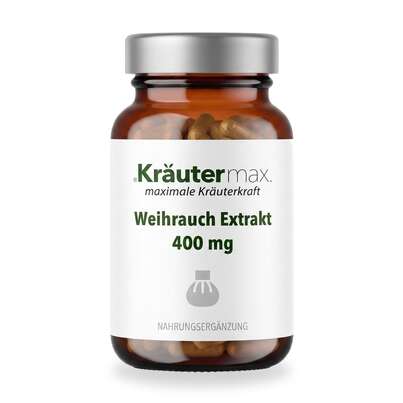 Sie sehen eine Packung Weihrauch Kapseln 60 Stück, Produktbild: 01 Weihrauch Kapseln 60 Stück, A-Nr.: 4318472 - 01