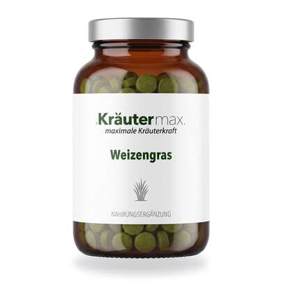 Sie sehen eine Packung Weizengras Pulver Tabletten 250 Stück, Produktbild: 01 Weizengras Pulver Tabletten 250 Stück, A-Nr.: 5804424 - 01