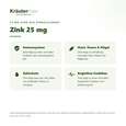 Sie sehen eine Packung Zink 25 mg Kapseln 60 Stück, Produktbild: 02 Zink 25 mg Kapseln 60 Stück, A-Nr.: 5414249 - 02