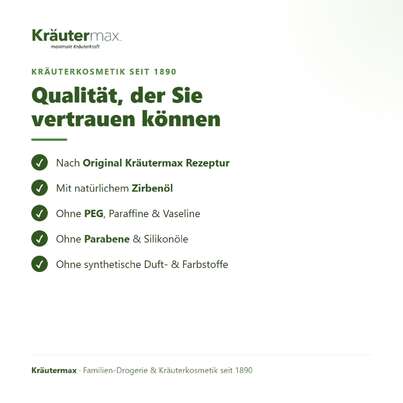 Sie sehen eine Packung Zirbe Duschgel 250 ml, Produktbild: 05 Zirbe Duschgel 250 ml, A-Nr.: 5804513 - 05