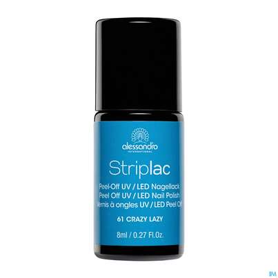 Sie sehen eine Packung Alessandro Striplac 161 Crazy Lazy 8ml, Produktbild: 02 Alessandro Striplac 161 Crazy Lazy 8ml, A-Nr.: 4626222 - 02