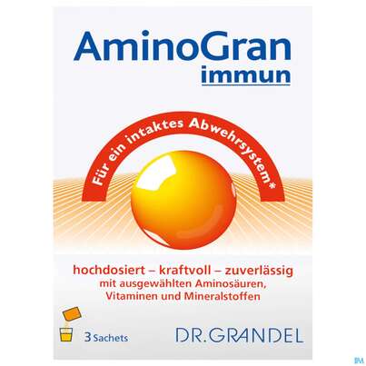 Amino Granulat Immun Briefchen Dr.grandel Nr 2118 3st, A-Nr.: 4371928 - 01