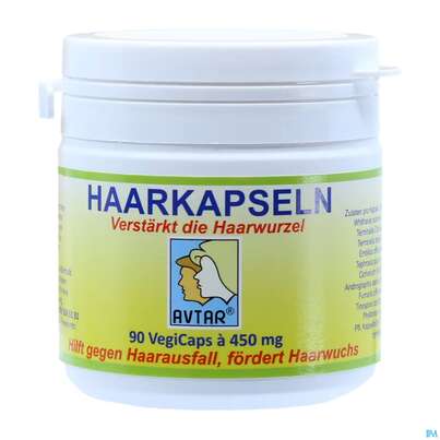 Sie sehen eine Packung Avtar Ayurvedisch Kapseln Haar 90st, Produktbild: 02 Avtar Ayurvedisch Kapseln Haar 90st, A-Nr.: 4835517 - 02