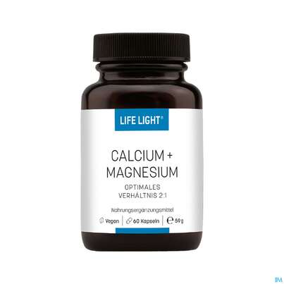 Calcium Magnesium/kapseln 147/73mg Life Light 60st, A-Nr.: 3134801 - 01
