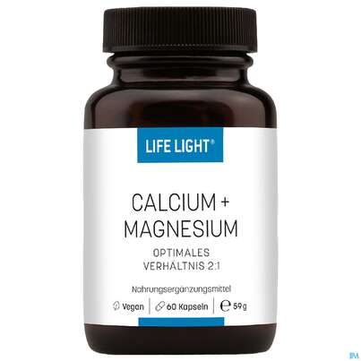 Calcium Magnesium/kapseln 147/73mg Life Light 60st, A-Nr.: 3134801 - 02