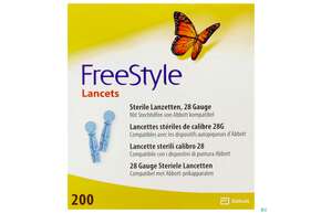 Diagnostika U.zubehoer Freestyle Lanzetten -abbott 200st, A-Nr.: 3001106 - 01