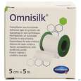 Sie sehen eine Packung Fixierpflaster Omnisilk 5mx 5cm 1st, Produktbild: 01 Fixierpflaster Omnisilk 5mx 5cm 1st, A-Nr.: 1566123 - 01