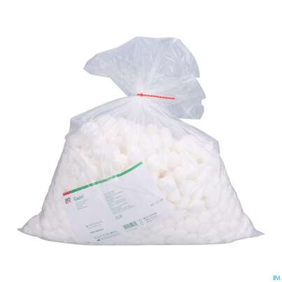 Sie sehen eine Packung Gazin Kugeltupfer Unsteril Pflaumengross Gr 3 Vm20 1000st, Produktbild: 01 Gazin Kugeltupfer Unsteril Pflaumengross Gr 3 Vm20 1000st, A-Nr.: 2834028 - 01